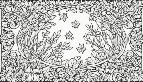 Mistletoe Coloring Pages for Tablets