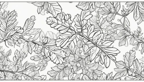 Printable Mistletoe Coloring Pages