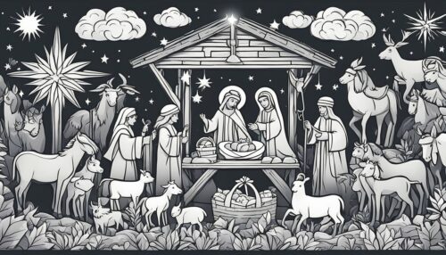 Creating Your Nativity Scene Coloring Pages