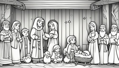 Creating Your Nativity Scene Coloring Pages