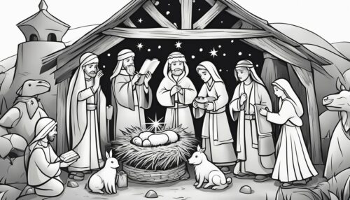 Creating Your Nativity Scene Coloring Pages