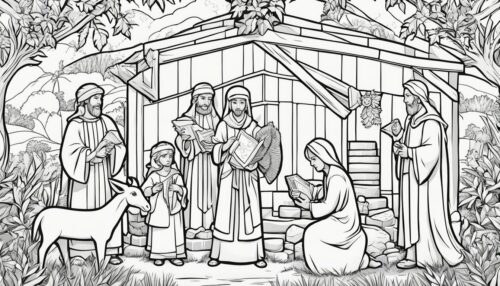 Creating Your Nativity Scene Coloring Pages