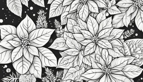 Creating Poinsettia Coloring Pages