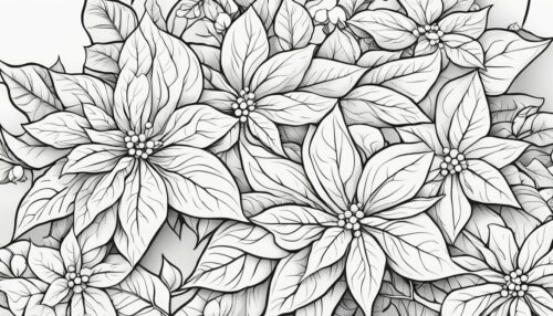 Creating Poinsettia Coloring Pages