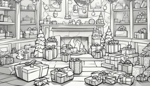 Exploring Christmas Presents Coloring Pages