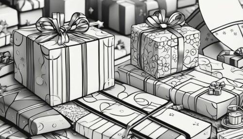Exploring Christmas Presents Coloring Pages