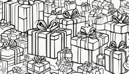 Exploring Christmas Presents Coloring Pages