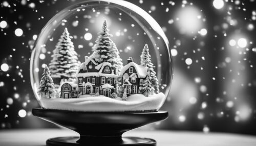Christmas Snow Globes Coloring Pages