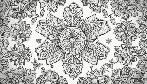 Christmas Snowflakes Coloring Pages