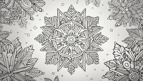 Snowflake Coloring Pages