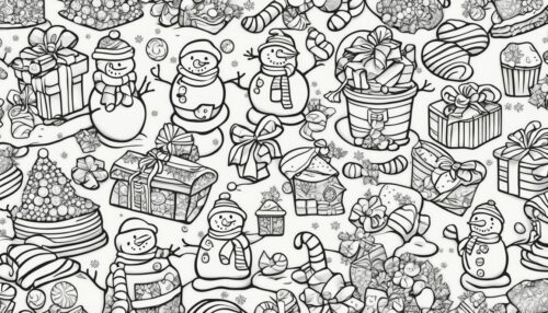 The Joy of Christmas Snowmen Coloring Pages