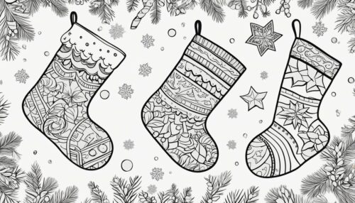 Christmas Stocking Coloring Pages