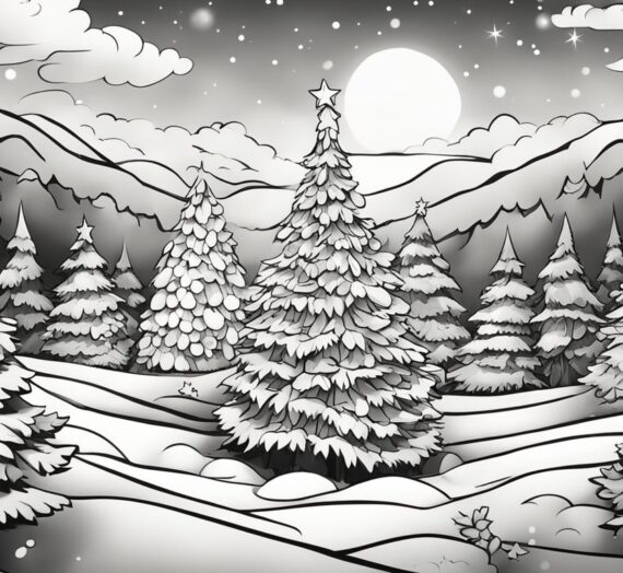 Christmas Trees Coloring Pages: 17 Colorings Book