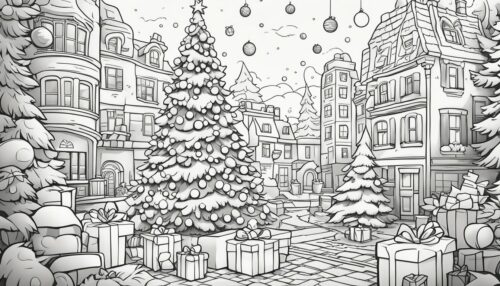 Christmas Tree Coloring Pages Details