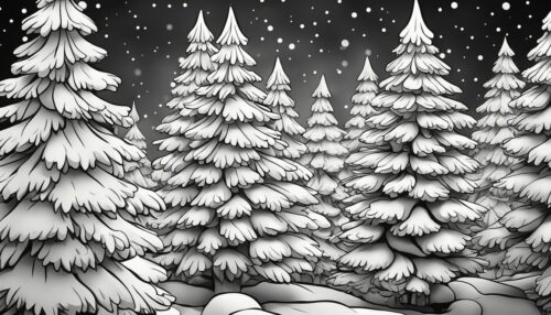 Christmas Tree Coloring Pages Details