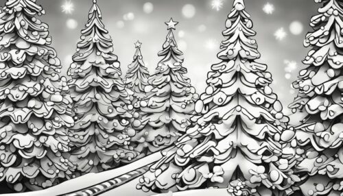 Holiday Theme Coloring Pages