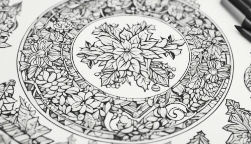 Types of Christmas Wreath Coloring Pages