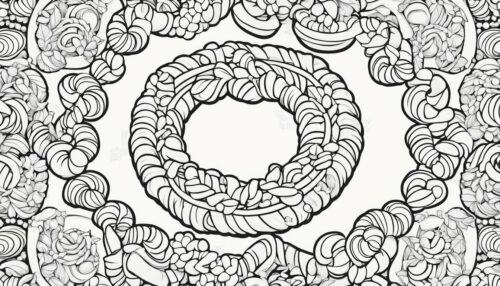 Fundamentals of Christmas Wreaths Coloring Pages