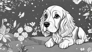 Types of Cocker Spaniel Coloring Pages