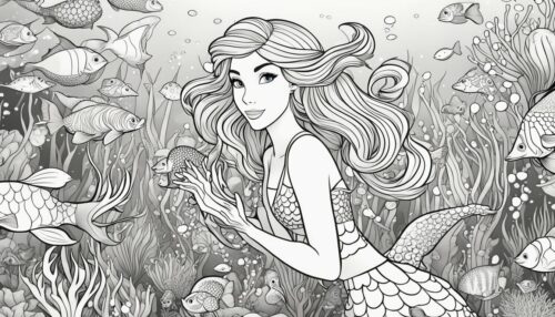 Printable Ariel Coloring Pages