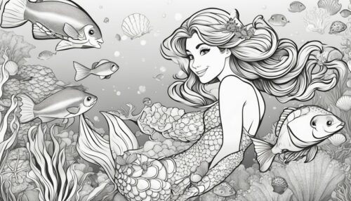 Printable Ariel Coloring Pages