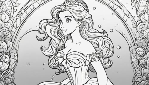 Characters and Themes in Ariel Coloring Pages