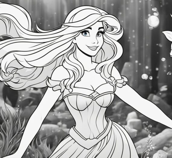 Coloring Pages Ariel: 16 Free Colorings Book
