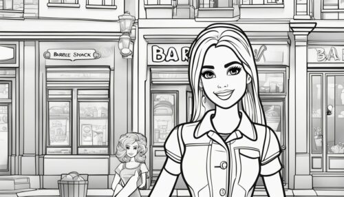 Types of Barbie Coloring Pages