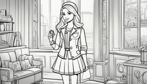Movie Inspired Barbie Coloring Pages