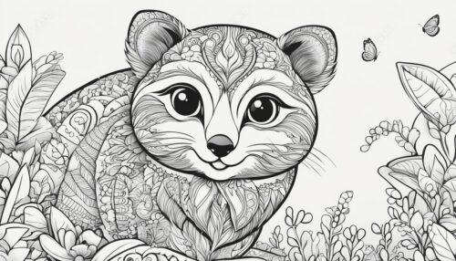 Unique and Exotic Animals Coloring Pages