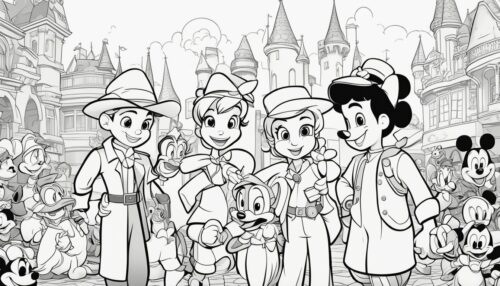 Modern Disney and Pixar Coloring Pages