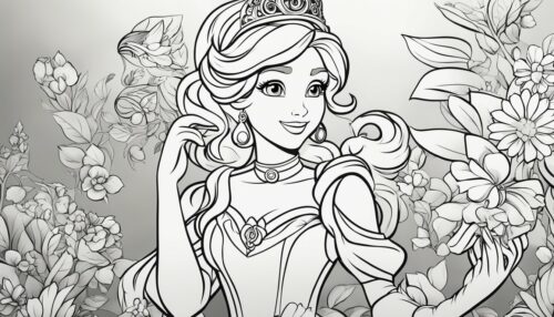 Using Disney Princess Coloring Pages