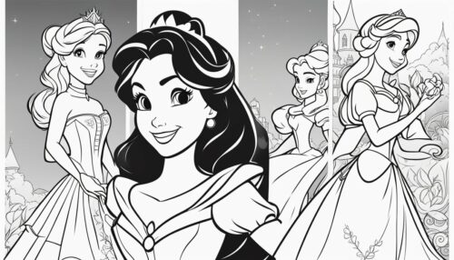 Sharing Disney Princess Coloring Pages
