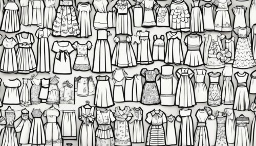 Coloring Pages Dresses