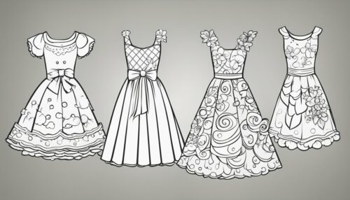 Coloring Pages Dresses