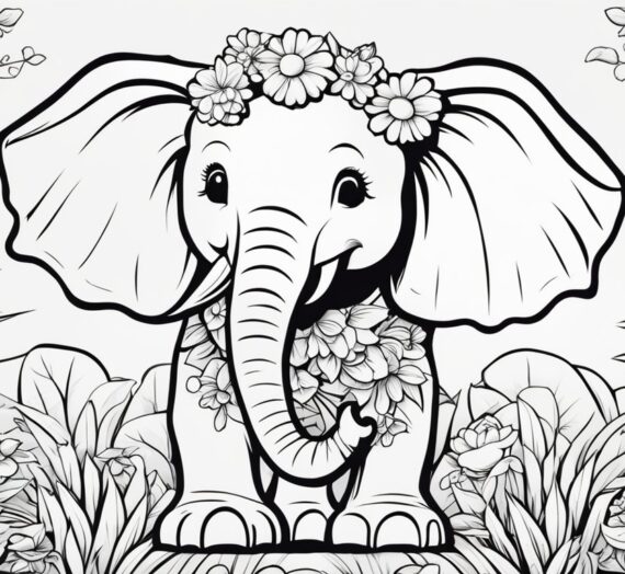 Coloring Pages Elephant: 10 Free Colorings Book