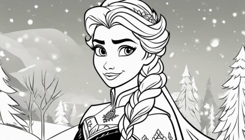 Printable Elsa Coloring Pages