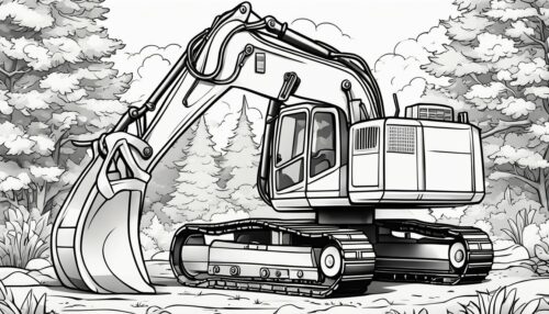 Coloring Pages Excavator