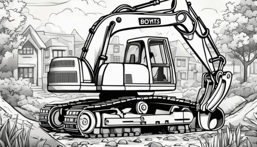 Coloring Pages Excavator