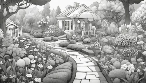 Exploring Garden Coloring Pages
