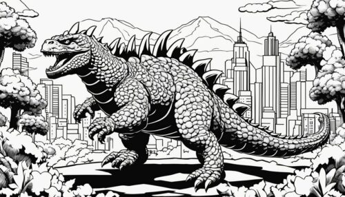 Godzilla Coloring Pages Overview
