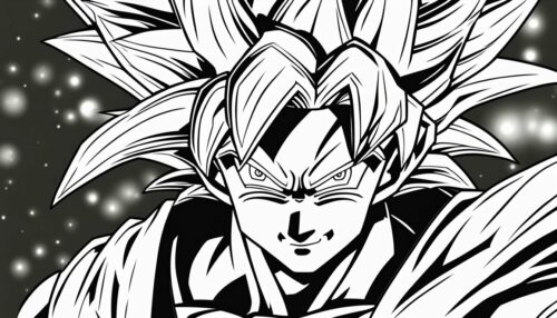 Goku's Evolution in Coloring Pages
