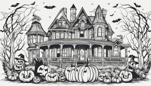 Coloring Pages Halloween Scary