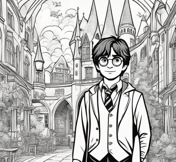 Coloring Pages Harry Potter: 15 Printable and Free