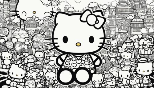 Coloring Pages Hello Kitty and Friends