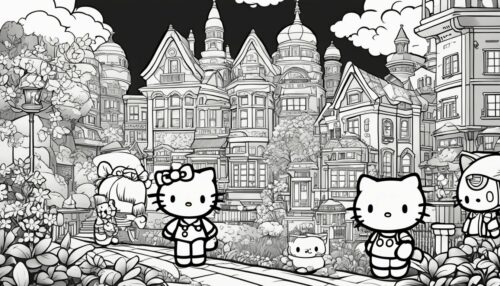 Printable Hello Kitty Coloring Pages