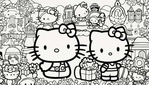 Printable Hello Kitty Coloring Pages