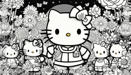 Printable Hello Kitty Coloring Pages