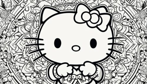 Coloring Pages Hello Kitty and Friends