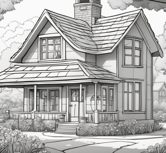 Coloring Pages House: 8 Free Printable Pages